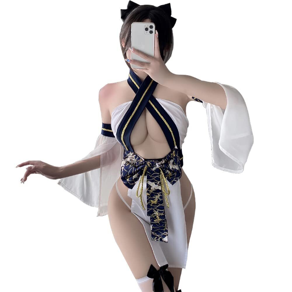 5292 cosplay sexy pajamas Chinese cheongsam Japanese geisha dance underwear